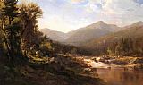 Alexander Helwig Wyant Landscape with Mountains and Stream painting